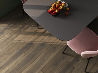 Замковый ламинат 100% натуральный, состоит из осины и березы 50/50, толщина 8 мм., водостойкий (72 часа защиты от воды), 34 класс износостойкости/AC6, ударопрочный. Структура D глубокие поры